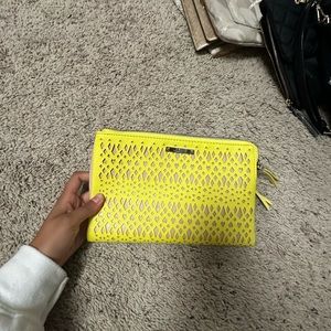 Bright Yellow Stella & Dot Clutch